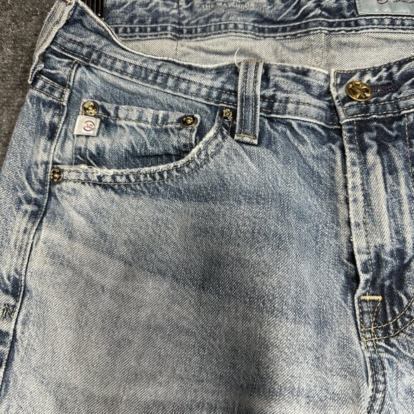 AG Adriano Goldschmied Jeans Mens 30 Straight Light Cotton Stretch Broken In - Picture 4 of 9